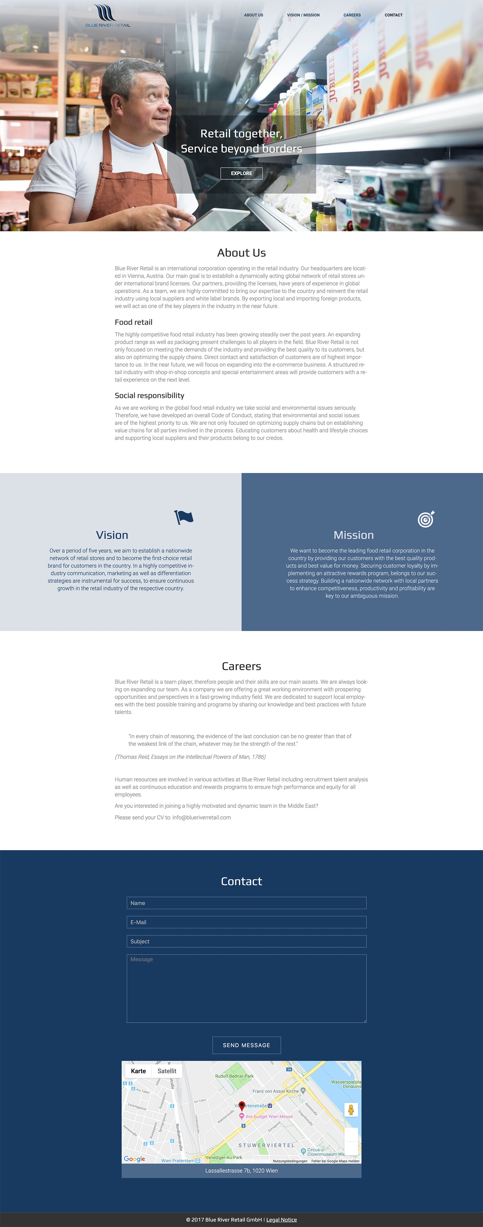 blueriverretail.com | 2018 | Full-Screen (1600 x X) © echonet communication blueriverretail.com | 2018 | Full-Screen (1600 x X) © echonet communication