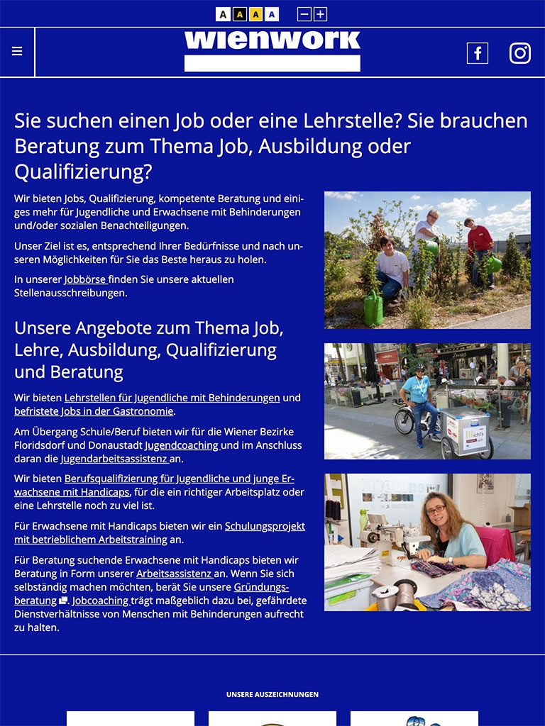 Wien Work | wienwork.at | 2016 (Tablet Only 03) © echonet communication Wien Work | wienwork.at | 2016 (Tablet Only 03) © echonet communication