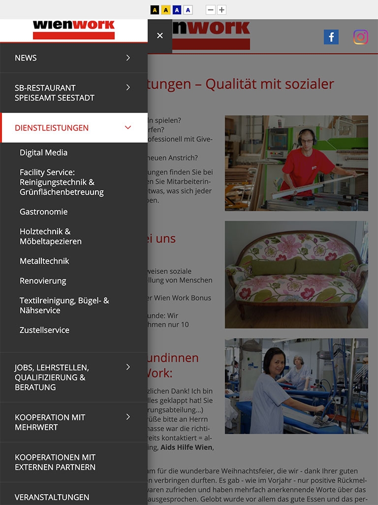 Wien Work | wienwork.at | 2016 (Tablet Only 04) © echonet communication Wien Work | wienwork.at | 2016 (Tablet Only 04) © echonet communication